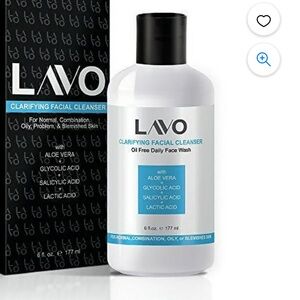 LAVO Clarifying Facial Cleanser exfoliates 6oz